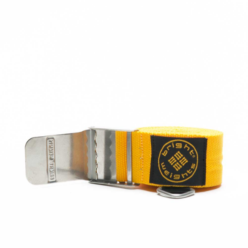Bright Weights - Weight Belt and Buckle - Yellow